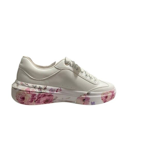 Skechers Cordova Classic - Painted Florals - Pink Roses, Size 9.5* - Picture 4 of 10